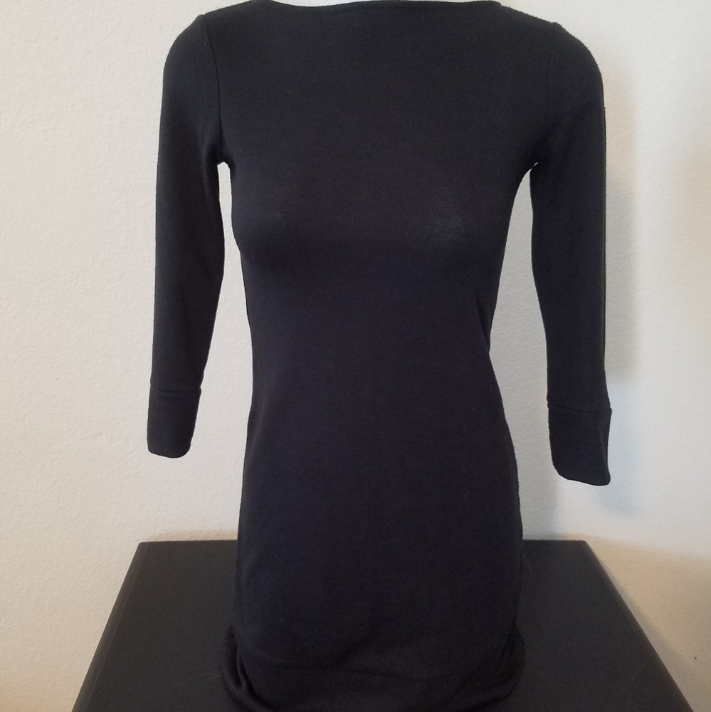Black Velvet Torch Dress
